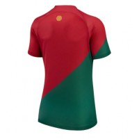 Camiseta Portugal Primera Equipación Replica Mundial 2022 para mujer mangas cortas